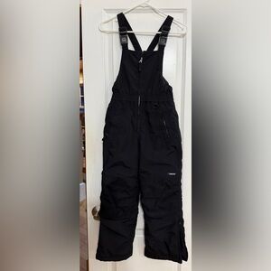 Lands' End Black Youth Snow Bib Pants